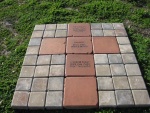 Good Shephard Lutheran Church Premium pavers cross set up sample